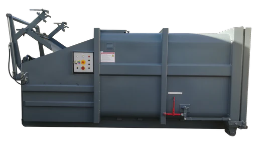 Lisovací kontajner s výsypným zariadením